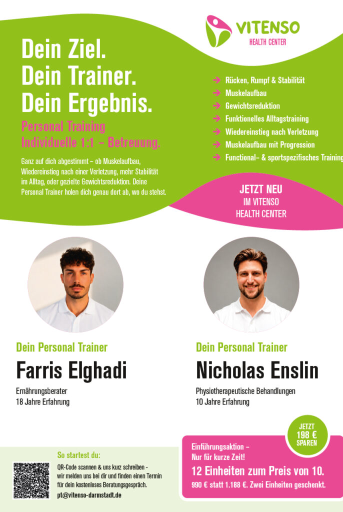 Personal Training bei VITENSO Premium Fitness