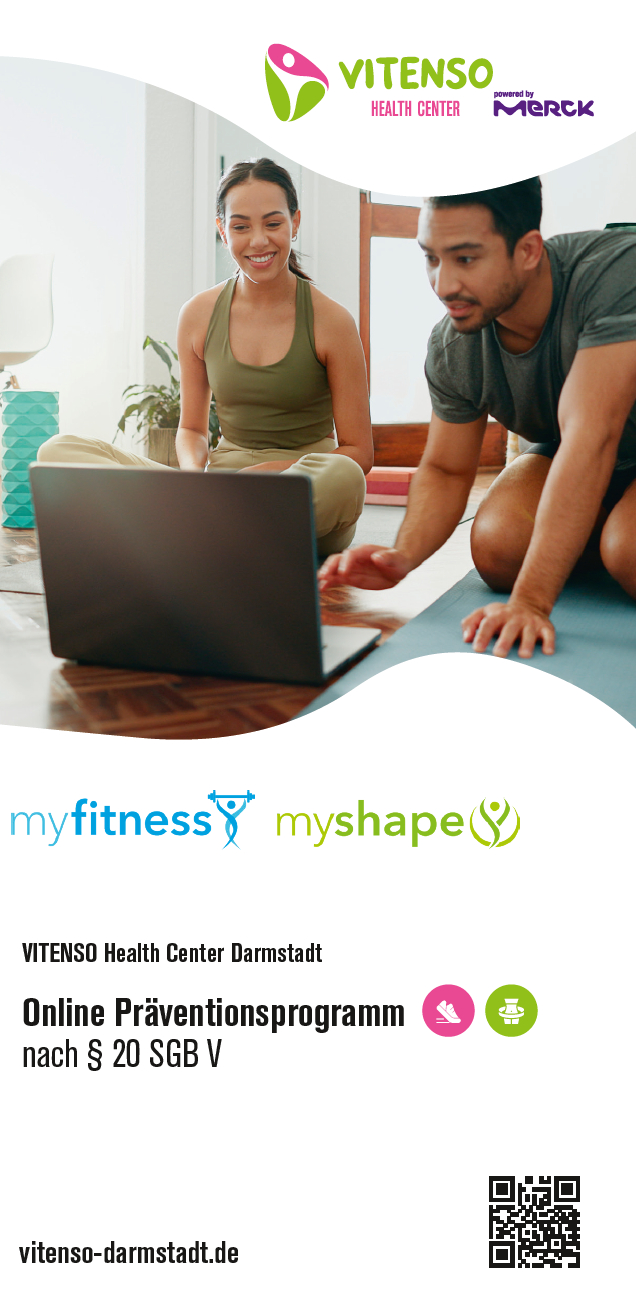 VITENSO Online Präventionsprogramm - myfitness - myshape